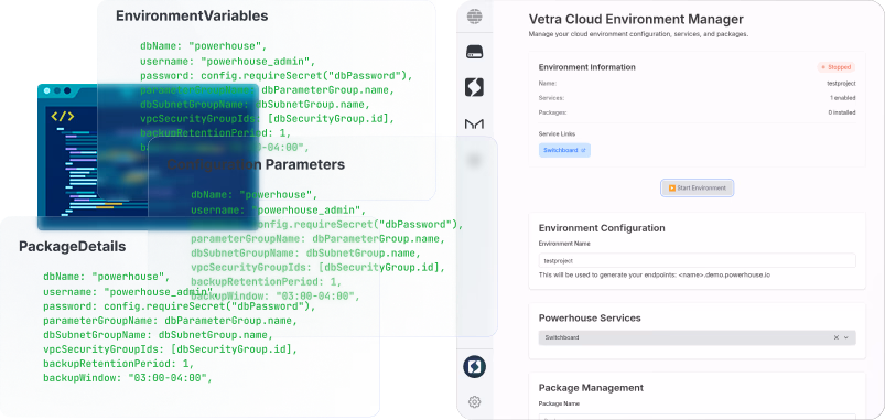Vetra platform interface